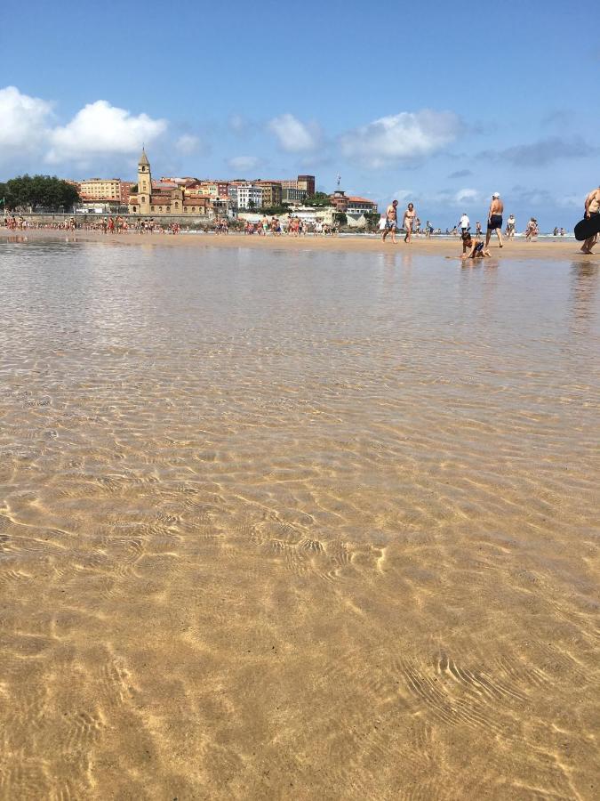 Atico Marques Vistas Al Mar - Garaje Opcional Lejlighed Gijón Eksteriør billede