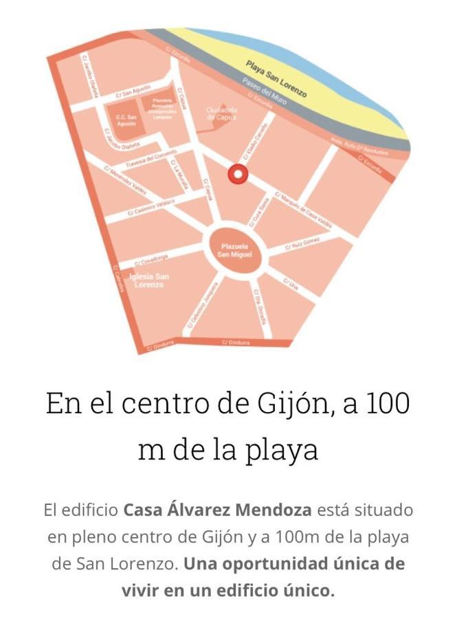 Atico Marques Vistas Al Mar - Garaje Opcional Lejlighed Gijón Eksteriør billede